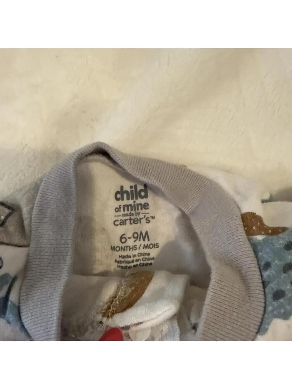 6-9 month sleeper bundle carters and gerber brand #baby #sleepwear